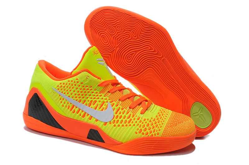Nike Kobe 9 Elite Low Custom orange yellow